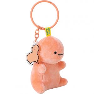 Плюшевый кулон PettyDust Universe Momo Little Dinosaur, Hug Collection, высота 8см OSc&c, Hong-Eat The Depression[оранжевый]