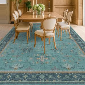 Ковёр Hazo Haus для гостиной, 214х305 см, бирюзовый