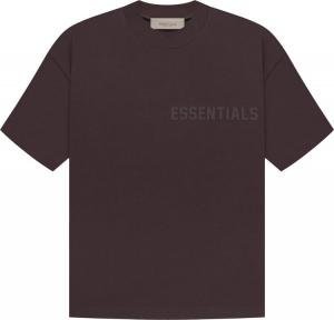 Футболка Fear of God Essentials Short-Sleeve Tee 'Plum', коричневый