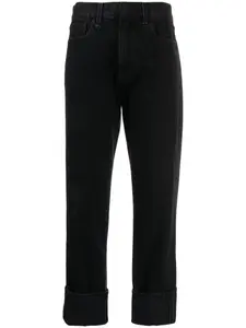 Джинсы бойфренды Romeo с заниженной талией R13, черный