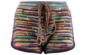 Шорты с эффектом поношенности Chloé, мультиколор