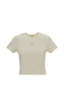 Футболка с нашивкой Maison Kitsuné, бежевый