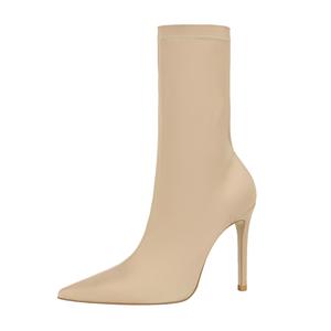 Dunnu Черные женские полусапожки Apricot, цвет Apricot