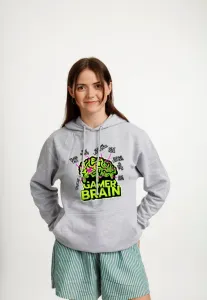 Толстовка gamer brain Henry Tiger, Heather Grey