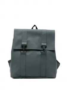 Рюкзак с тисненым логотипом Rains, серый