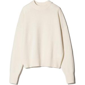 Comptoir Des Cotonniers Collaboration FW25 вязаный свитер женский UNIQLO, Ecru