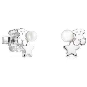 Серьги Tous Nocturne, серебро/жемчуг