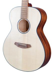 Breedlove Discovery S Concert Left Handed, европейская ель/африканское красное дерево