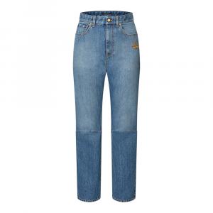 SKI Skiing Series FW24 Джинсы Женские LOUIS VUITTON, синий