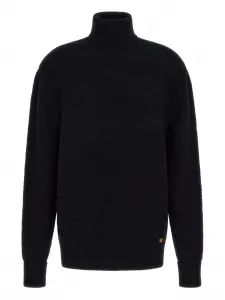 Шерстяной джемпер Roberto Cavalli, черный