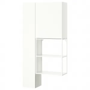 Стеллаж, белый, 90x32x180 см, ENHET IKEA