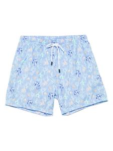 Шорты для плавания с принтом Barba, синий