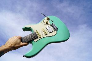Schecter USA CUSTOM SHOP Nick Johnston HSS - 6-струнная электрогитара Atomic Green с футляром (2023)