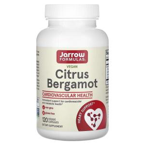 Веганский цитрусовый бергамот, 120 растительных капсул Jarrow Formulas