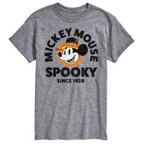 Мужская футболка с изображением Микки Мауса Disney's Spooky с 1928 года, серый