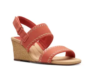 Сандалии Kyarra Rose Wedge Sandal Clarks, светло-розовый