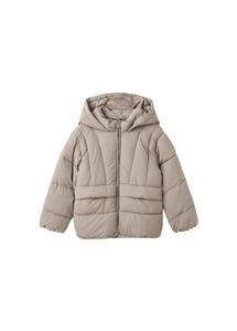 Зимняя куртка MANGO KIDS Cosy, светло-коричневый