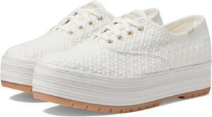 Кроссовки Keds The Platform Lug Lace Up, цвет White Eyelet