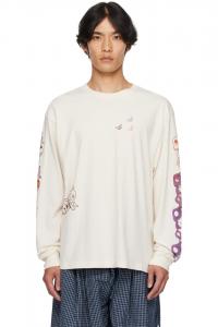 Футболка Grateful Tee LS Story Mfg., экрю