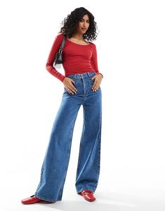 Джемпер Cotton On Sunday с длинными рукавами красного цвета Cotton On