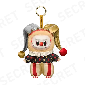 Брелок POP MART WHY SO SERIOUS Collection Joker Plush Charms (упаковано в пакет), Moonlit Mask