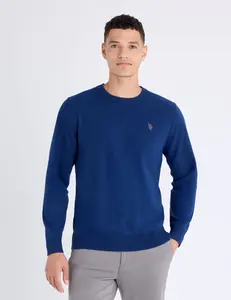 Свитер U.S. Polo Assn Soft Jersey Crew Neck, синий