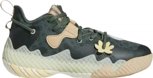 Кроссовки Adidas Harden Vol. 6 J 'Green Oxide Monogram', зеленый