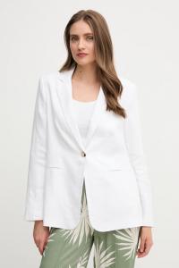 Льняной пиджак Oui, белый