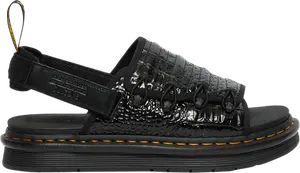 Сандалии Suicoke x MURA Croco, черный