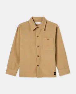 Длинный рукав детская вельветовая рубашка Kids El Corte Inglés, серый