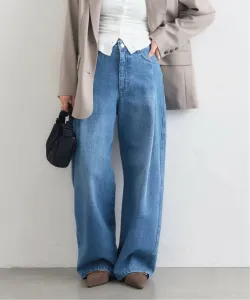 Свободные, мешковатые джинсы U By Spick&Span, цвет Blue A