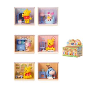 Disney Winnie The Pooh At Home Moments Collection Mystery Boxes Одиночная Mystery Box/Полный набор 6 шт MINISO