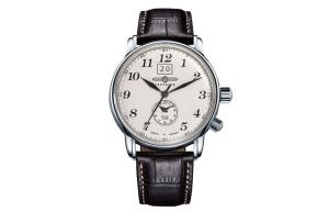 ZEPPELIN Часы Piaget Collection Quartz Movement Men's Watch Watch 42 White Dial Stainless Steel Case Leather Strap 7644 5