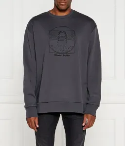 Толстовка ICEBERG X GARFIELD oversize fit Iceberg, пепельно-серый