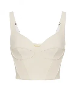 Элегантная блузка из высококачественного материала. Elisabetta Franchi, бежевый