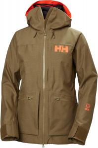 Куртка Helly-Hansen Powderqueen 3.0 Women's, водонепроницаемая, ветрозащитная, дышащая, с проклеенными швами Helly Hansen, 718 Sepia