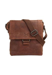 Сумка через плечо, натуральная кожа SANSIBAR, коричневый