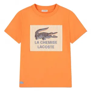 Футболка с коротким рукавом Lacoste 847553, оранжевый