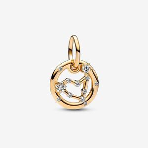 Шарм Pandora Capricorn Zodiac Dangle, золото