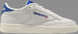 Кроссовки club c 85 mu 'chalk humble blue' Reebok, белый