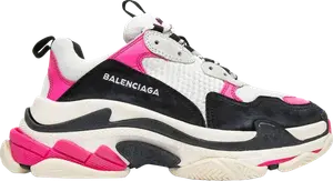 Кроссовки Balenciaga Wmns Triple S Trainer 2018 Pink, белый