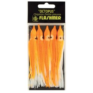 Осьминог 6 см оранжевый 5 шт. FLASHMER