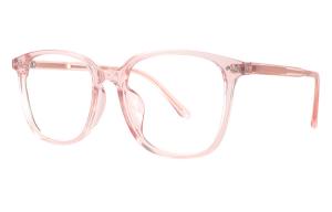 MUZU Унисекс очки для зрения, 21592-Translucent Pink-C04