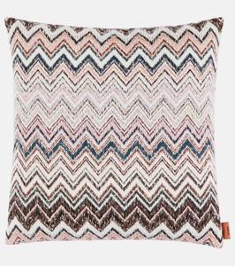 Подушка из смесового хлопка и шерсти Forest Missoni, Orange Multicolor