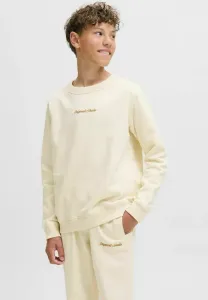 Толстовка с надписью jornorrebro crew Jack & Jones Junior, Antique White