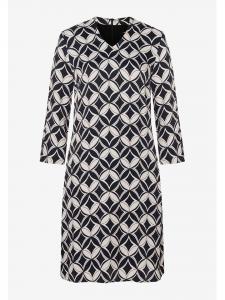 Платье до колена More & More, черный/белый