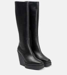 Кожаные высокие сапоги Gia 14 Gia Borghini