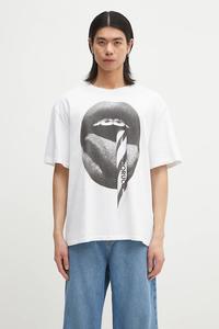 Футболка свободного кроя с принтом рта Fiorucci, белый