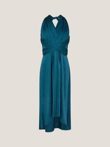 Детское платье Tia Halter Maxi Twist для выпускного Monsoon, Teal