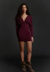 Платье-Футляр Bershka, Dark Red